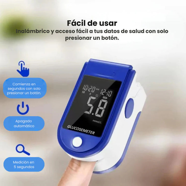 Monitor glucosa sin pinchazos GlucoSmart