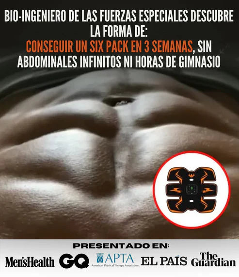 Estimulador Abdominales PowerAbs® + Crema Quemagrasa Ultraburn