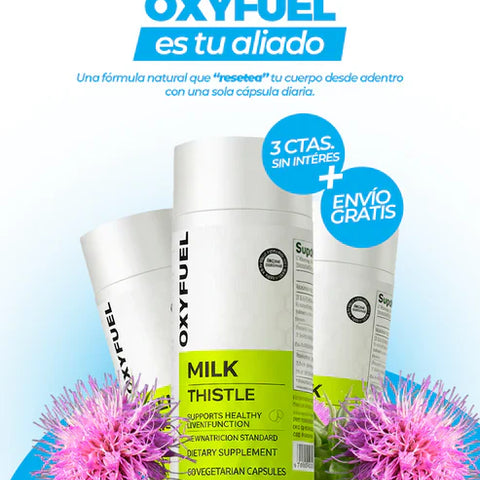 OXYFUEL Cardo Mariano – Detox Hepático & Limpieza de Colon